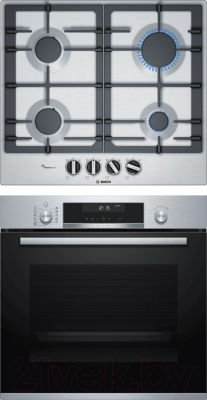 

Комплект встраиваемой техники Bosch, HBG538ES6R + PCP6A5B90R