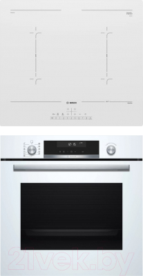 

Комплект встраиваемой техники Bosch, HBG538EW6R + PVQ612FC5E