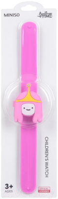 Часы наручные детские Miniso Adventure Time / 9956 (красная роза)