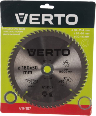 Пильный диск Verto 61H107