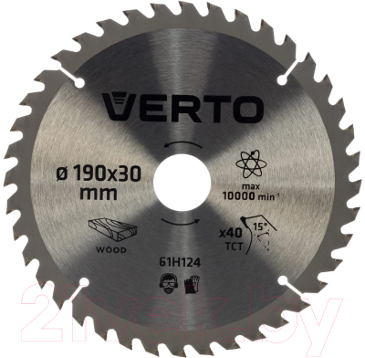 Пильный диск Verto 61H124