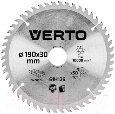 Пильный диск Verto 61H126