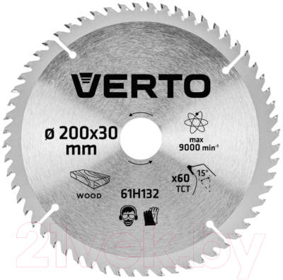Пильный диск Verto 61H132