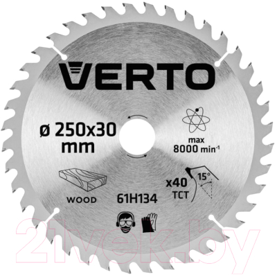 Пильный диск Verto 61H134