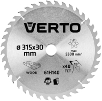 

Пильный диск Verto, 61H140