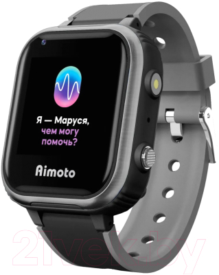 Умные часы детские Aimoto IQ 4G / 8108802 (черный)