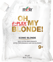 Порошок для осветления волос Itely Oh My Blonde Iconic Blond (500г) - 
