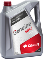 Моторное масло Cepsa Genuine 5W40 / 512543090 (5л) - 
