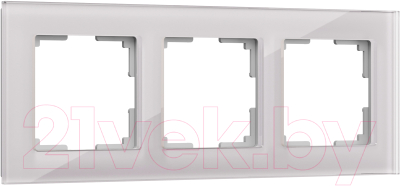 Рамка для выключателя Werkel W0031117 / a050896 (дымчатый/стекло)