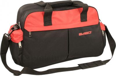 Спортивная сумка Paso 49-068 (Black-Red) - общий вид