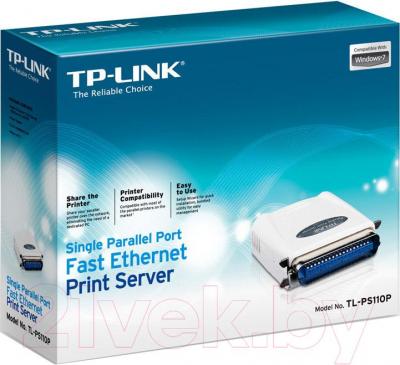 Принт-сервер TP-Link TL-PS110P - упаковка