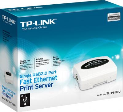 Принт-сервер TP-Link TL-PS110U - коробка