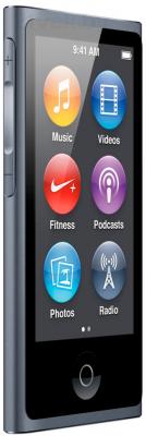 MP3-плеер Apple iPod nano 16Gb ME971RU/A (серый) - общий вид
