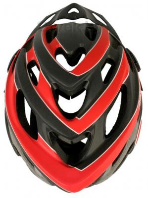 Защитный шлем Meteor MV30 (M/L, Red) - вид сверху