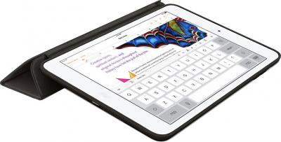 Чехол для планшета Apple iPad Air Smart Case MF051ZM/A (Leather Black) - в раскрытом виде