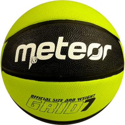 Баскетбольный мяч Meteor Grid 07056 (Lime) - общий вид