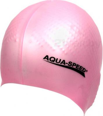 Шапочка для плавания Aqua Speed Biomassage 118 (Pink) - общий вид