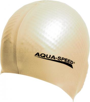 Шапочка для плавания Aqua Speed Biomassage 118 (Beige) - общий вид