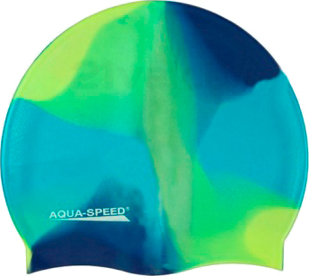 Шапочка для плавания Aqua Speed Bunt 113 (Blue-Green) - общий вид