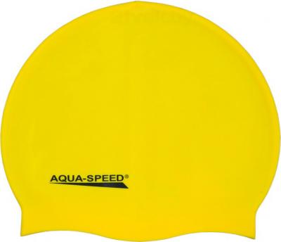 Шапочка для плавания Aqua Speed Junior 129 (Yellow) - общий вид