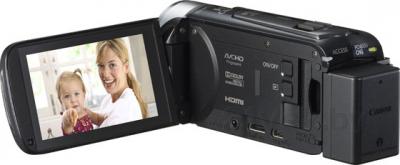 Видеокамера Canon LEGRIA HF R46 (Black) - вид сзади