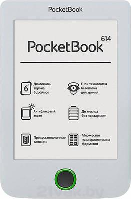 Электронная книга PocketBook Basic 2 614 (белый) - общий вид