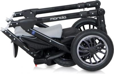 Детская универсальная коляска Expander Mondo Black Line 2 в 1 (13) - в сложенном виде (carbon)