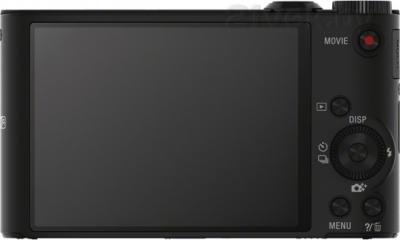 Компактный фотоаппарат Sony Cyber-shot DSC-WX350 (черный) - вид сзади