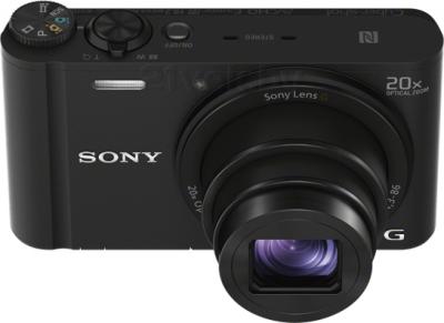 Компактный фотоаппарат Sony Cyber-shot DSC-WX350 (черный) - общий вид