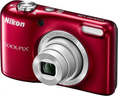 Компактный фотоаппарат Nikon Coolpix L29 (Red) - общий вид