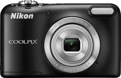 Компактный фотоаппарат Nikon Coolpix L29 (Black) - вид спереди