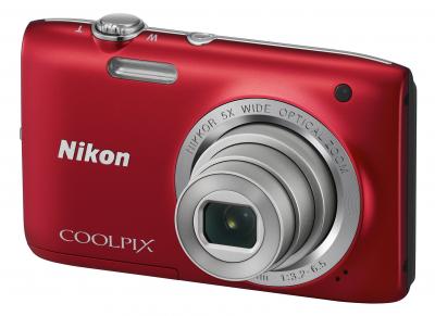 Компактный фотоаппарат Nikon Coolpix S3600 (Red) - общий вид