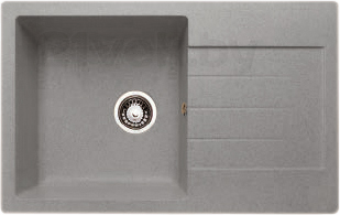 Мойка кухонная Granicom G018-05 (серебристый) - реальный цвет модели может немного отличаться от цвета, представленного на фото