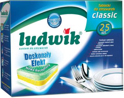 Таблетки для посудомоечных машин Ludwik Classic (25шт) - общий вид