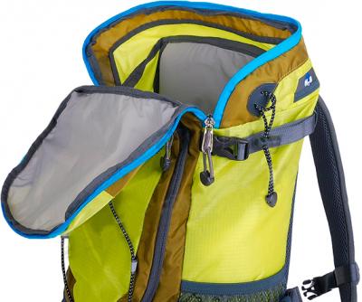 Рюкзак туристический Alpinus Climbing-20 (Yellow) - основное отделение рюкзака