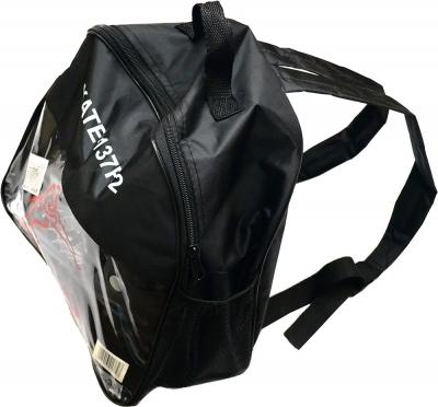 Роликовые коньки Relmax GF-137F-2 (M, черно-белый) - упаковка в виде рюкзака