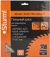 Пильный диск Sturm! 9020-185-20-24T - 