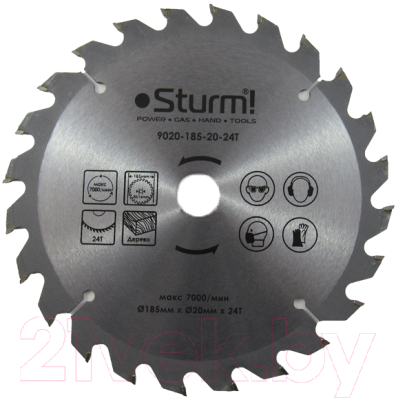 Пильный диск Sturm! 9020-185-20-24T