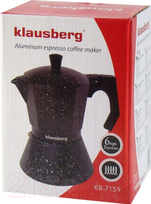 Гейзерная кофеварка Klausberg KB-7159