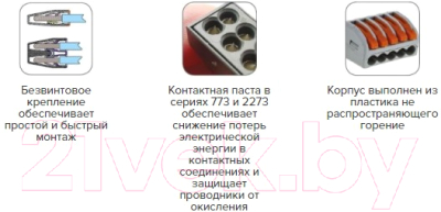 Клемма EKF PROxima СМК / PLC-SMK-415R (2шт)