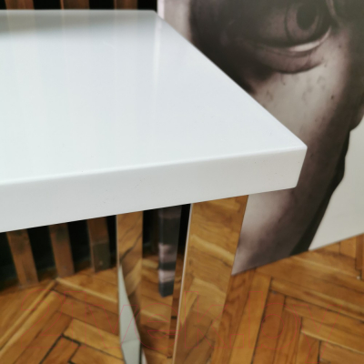 Консольный столик Domm СТ665 (глянец белый)