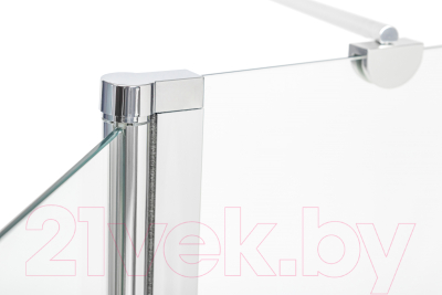 Стеклянная шторка для ванны Saniteco EU8802 (прозрачное стекло)