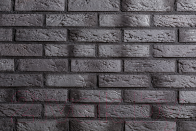 Декоративный камень бетонный РуБелЭко Кирпич Римский КР-012 (графитовый с тонировкой)