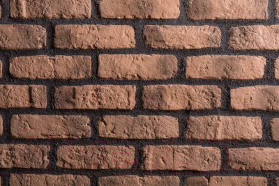 Декоративный камень бетонный РуБелЭко Кирпич Средневековый КС-011 (коричневый с тонировкой)