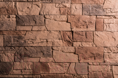 Декоративный камень бетонный РуБелЭко Доломит ДЛ-005 (коричневый с тонировкой)