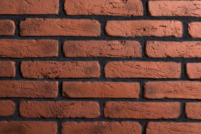 Декоративный камень бетонный РуБелЭко Древний кирпич ДК-003 (красный с тонировкой)