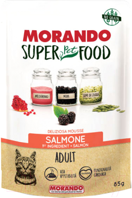 

Корм для кошек Morando, Super Pet Food Adult Salmon
