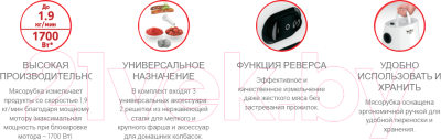 Мясорубка электрическая Moulinex ME301132