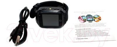 Умные часы детские Wonlex GW500S (черный)
