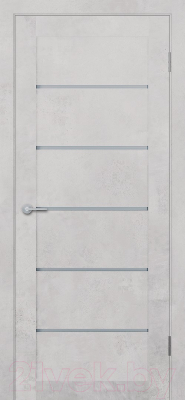 Дверь межкомнатная Stark ST8 ДО 60x200 (бетон белый)